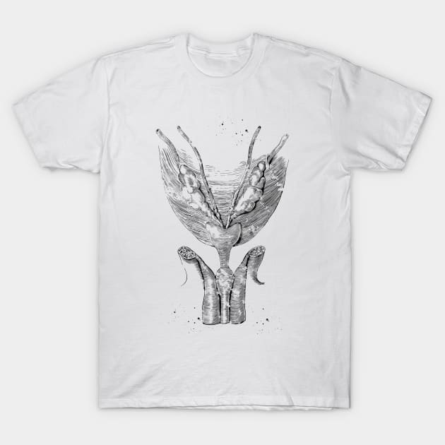 Bladder and urethra T-Shirt by erzebeth